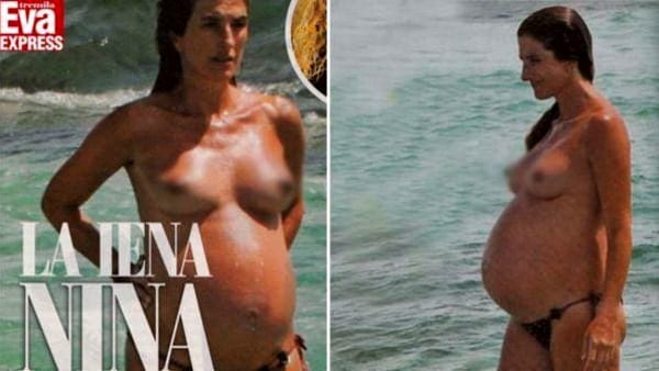 Nina Palmieri è diventata mamma: l’ultimo topless con pancione [FOTO]