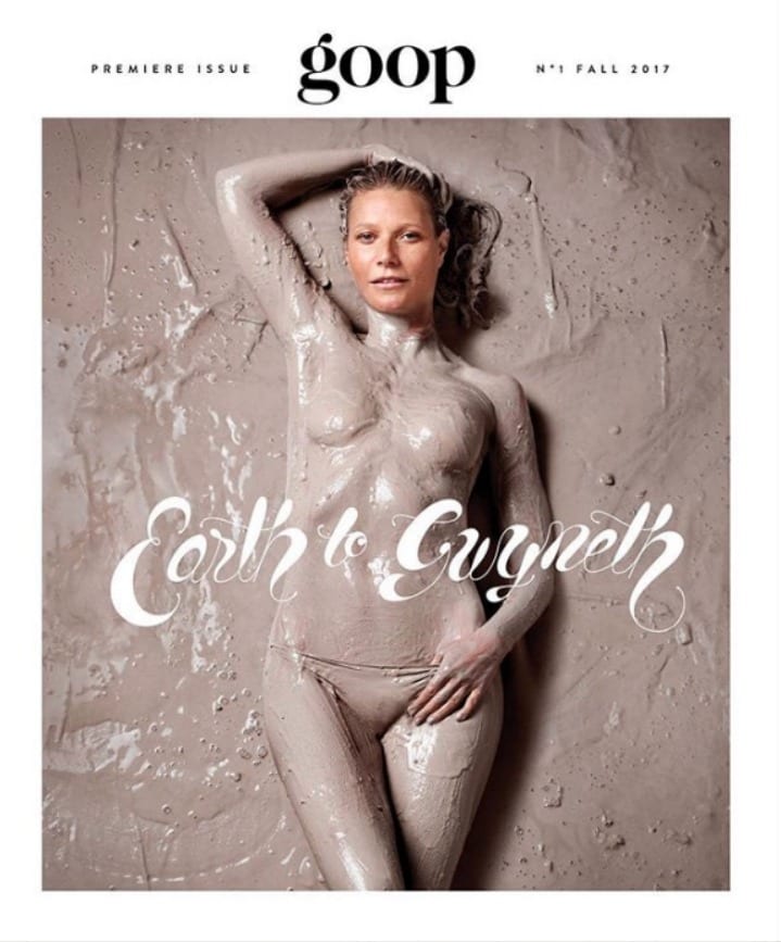 Gwyneth Paltrow, topless nel fango: "Per me è così terapeutico" [FOTO]