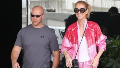 Celine Dion col bomber di paillettes come Chiara Ferragni: lo scherzo su Instagram