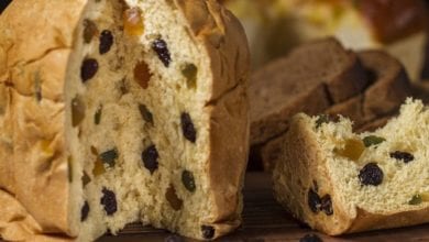 Pandoro panettone caloria calorie fette