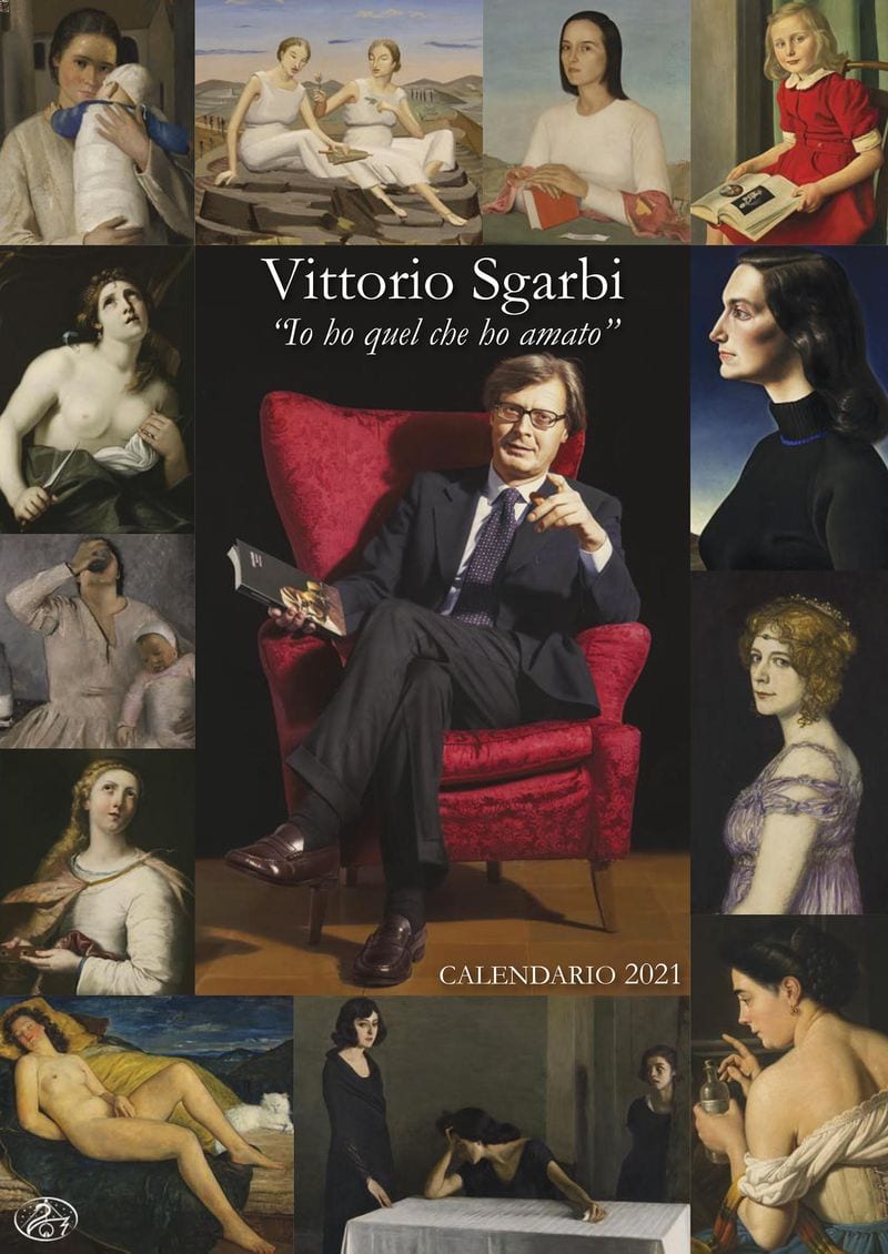Vittorio-Sgarbi calendario artistico 2021