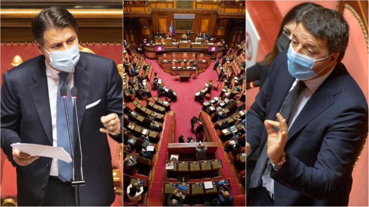 Senato Conte Renzi voto fiducia