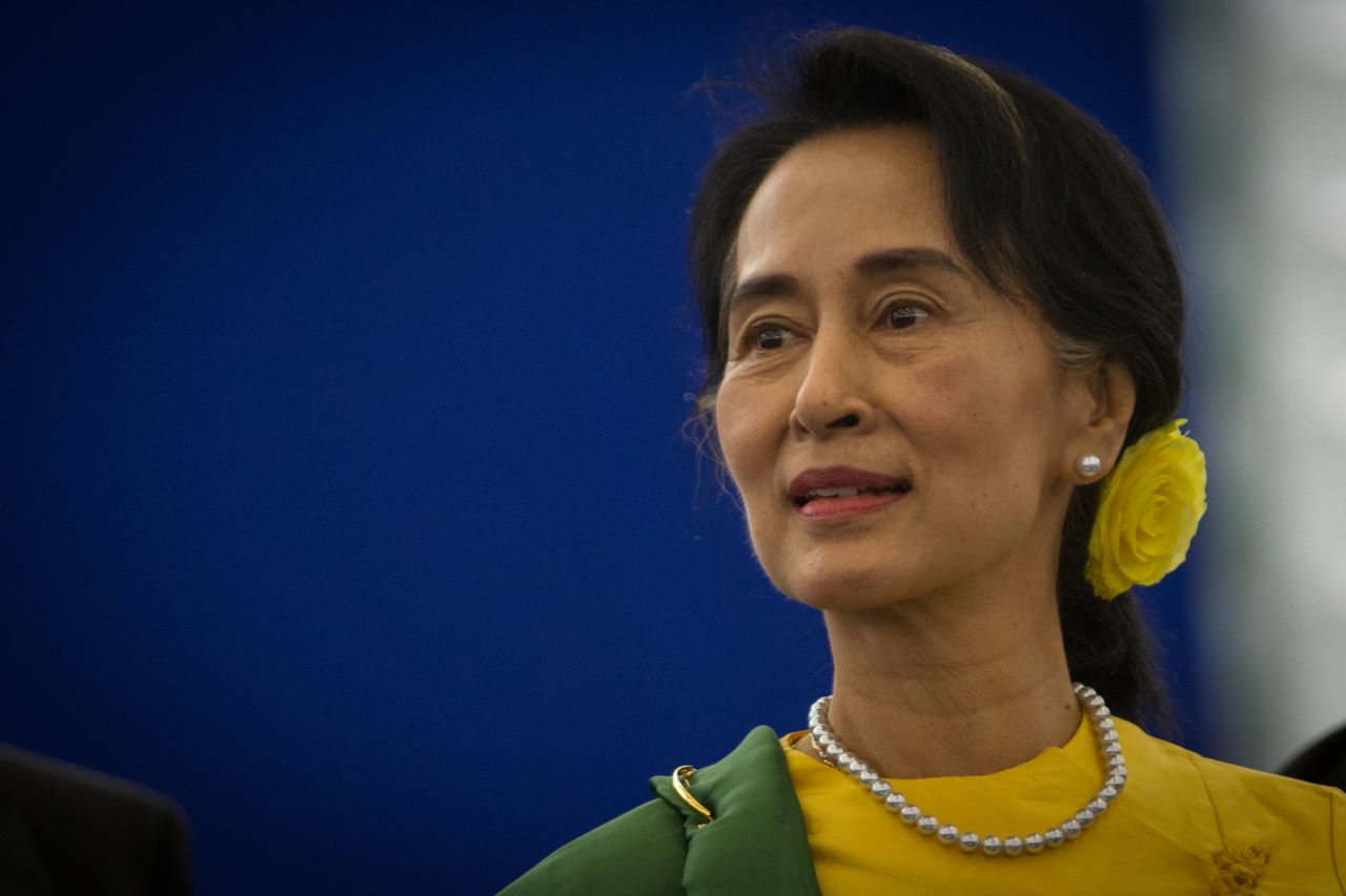 Myanmar Birmania Aung San Suu Kyi