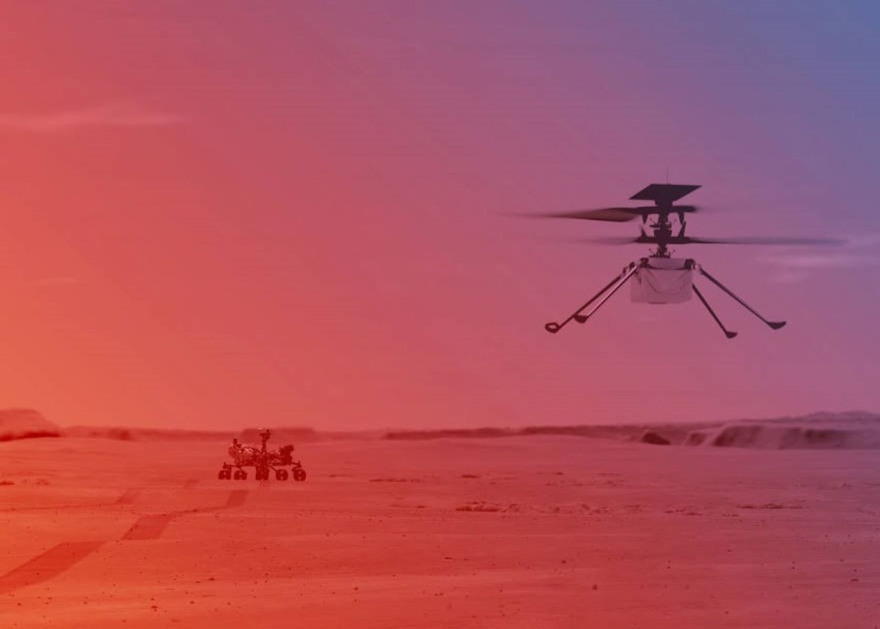Marte drone elicottero Ingenuity Nasa