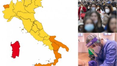 Covid cambio colori regioni Sardegna Puglia