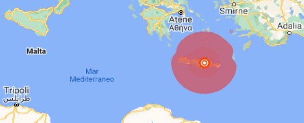 Terremoto Creta Grecia