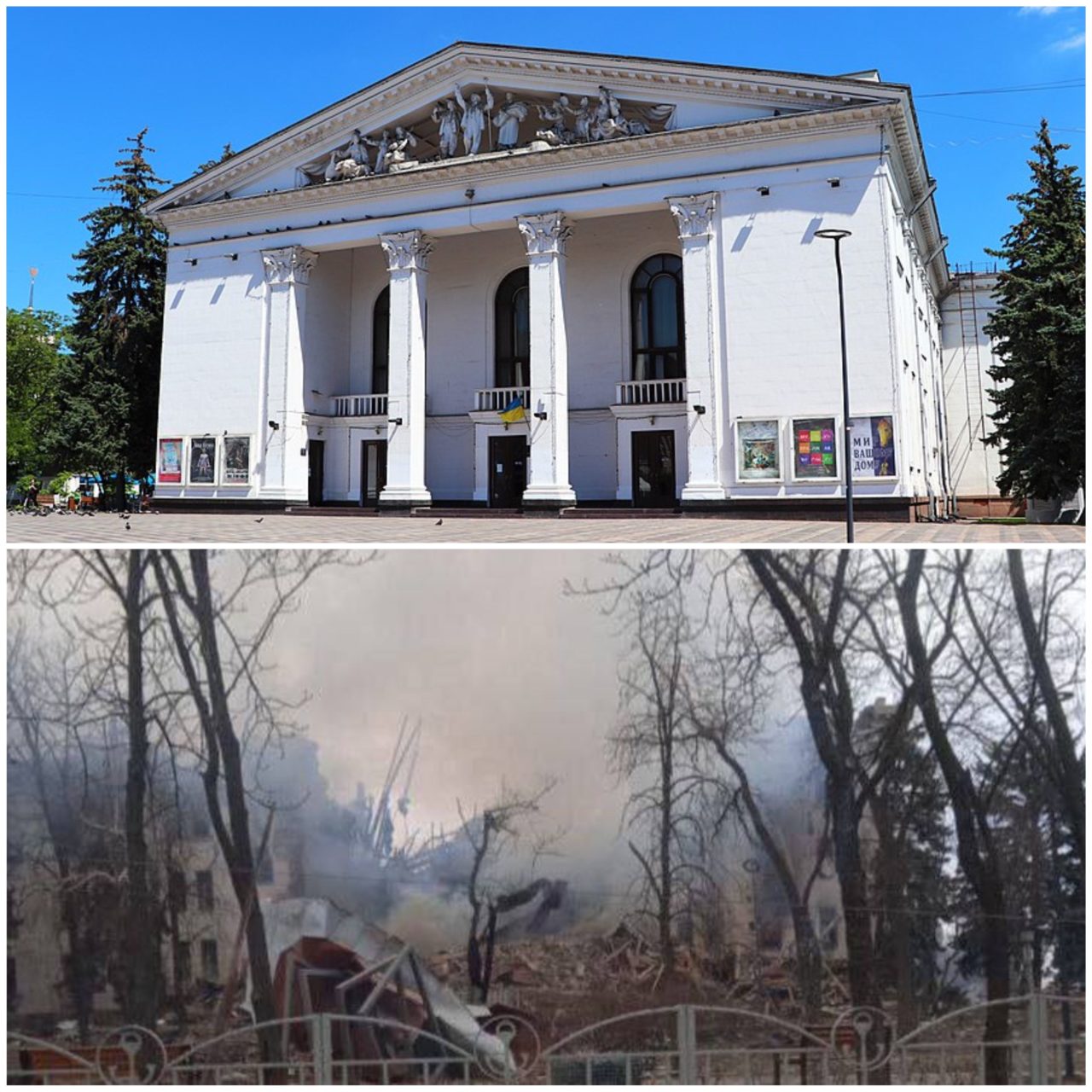 Mariupol Teatro Drama Bombe