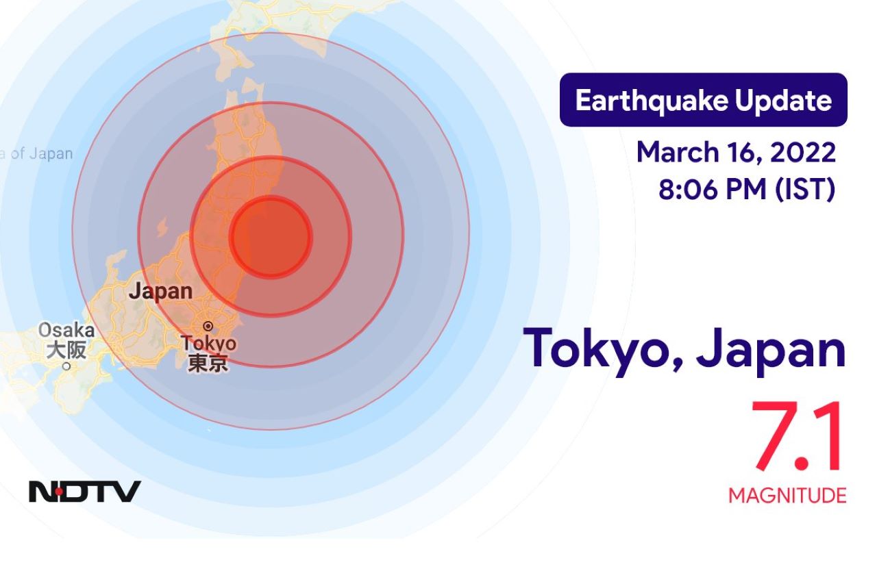 Giappone, terremoto e allerta tsunami al largo di Fukushima