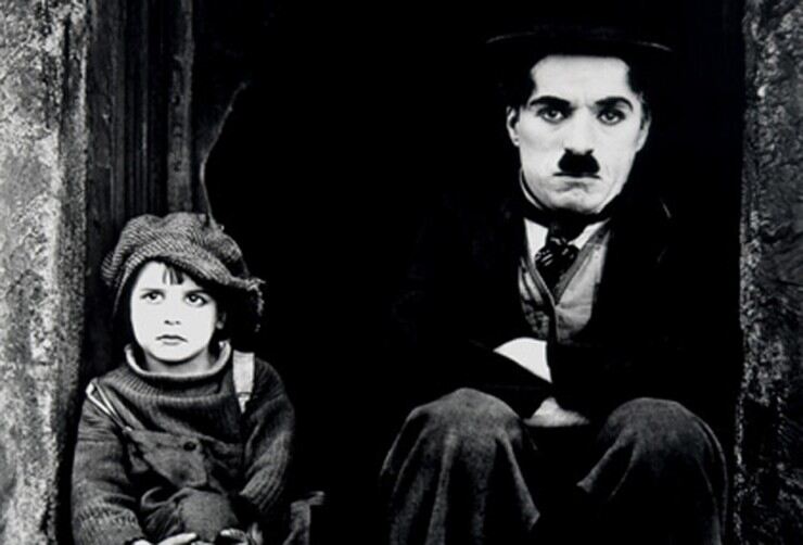 Charlie Chaplin e Jackie Coogan
