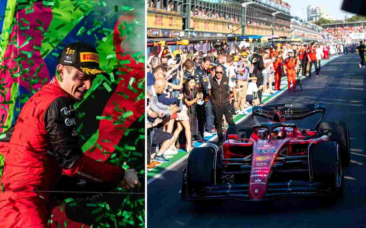 Leclerc Ferrari Formula1 vittoria Australia