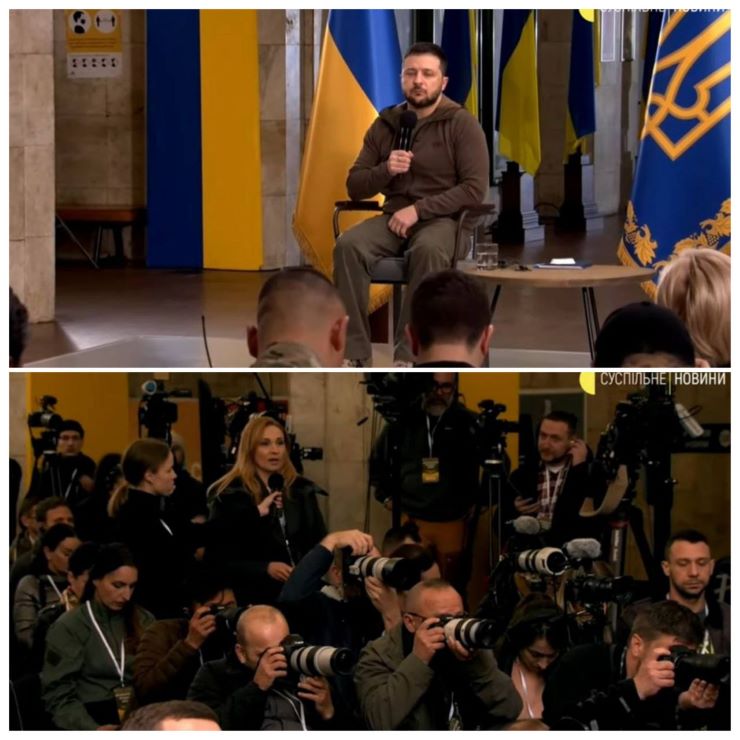 Zelensky Conferenza Stampa Kiev