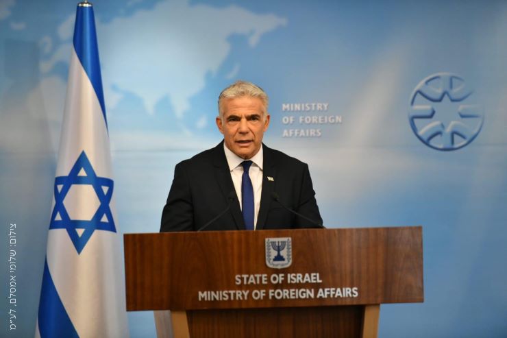 Israele Lapid Yair Ministro Esteri