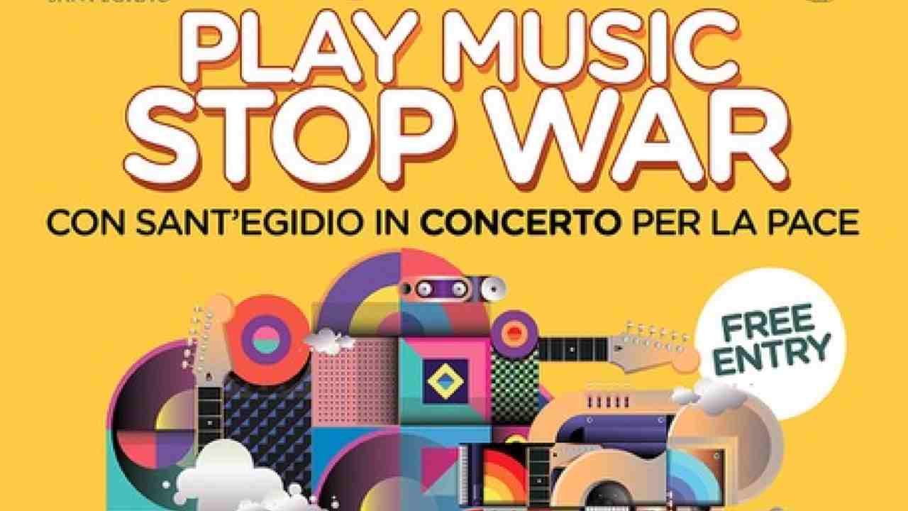 Concerto per la pace “Play Music – Stop War”: artisti da tutta Italia per dire no alla guerra