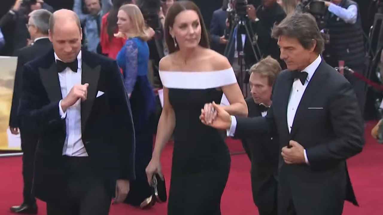 Kate Middleton: il magnifico red carpet con Tom Cruise