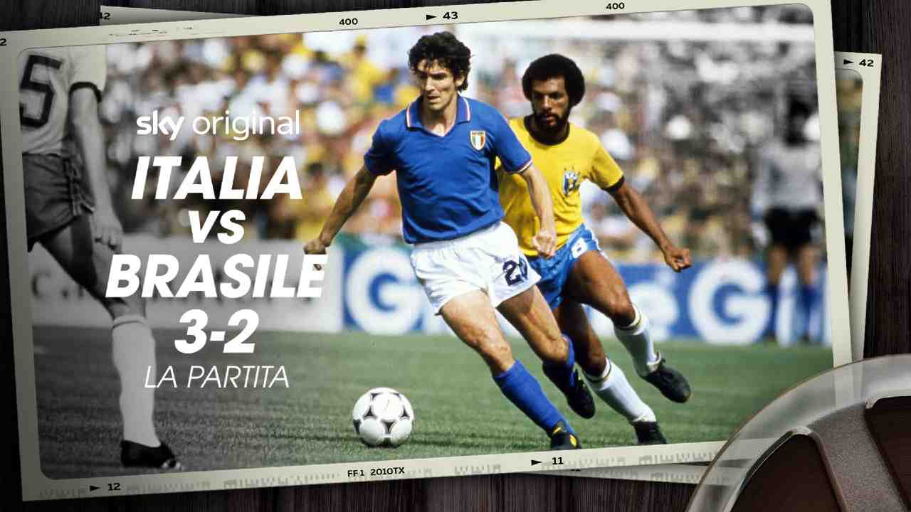 Sky, Italia vs Brasile 3 2 La Partita: il ricordo dello storico match 40 anni dopo