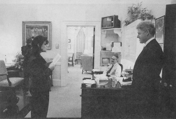 Monica e Bill Clinton
