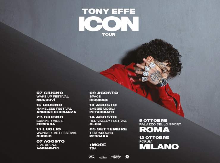 Tony Effe tour estate