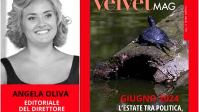 Editoriale direttore Angela Oliva Copertina VelvetMAG Giugno 2024 estate tartaruga