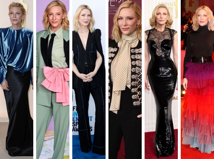 Cate Blanchett look red carpet