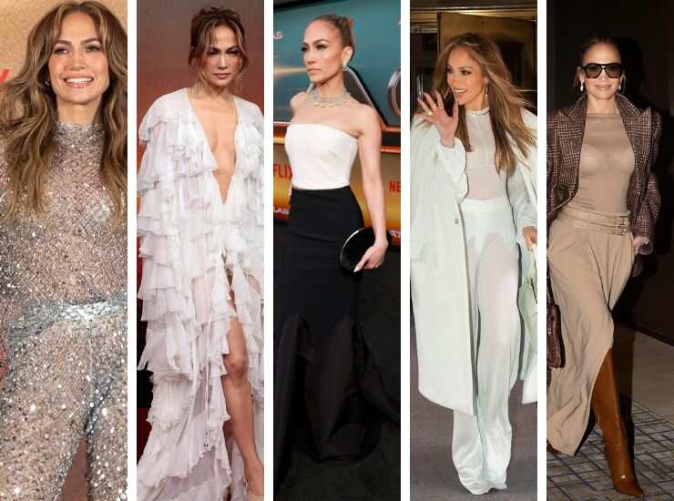 Jennifer Lopez look red carpet Netflix