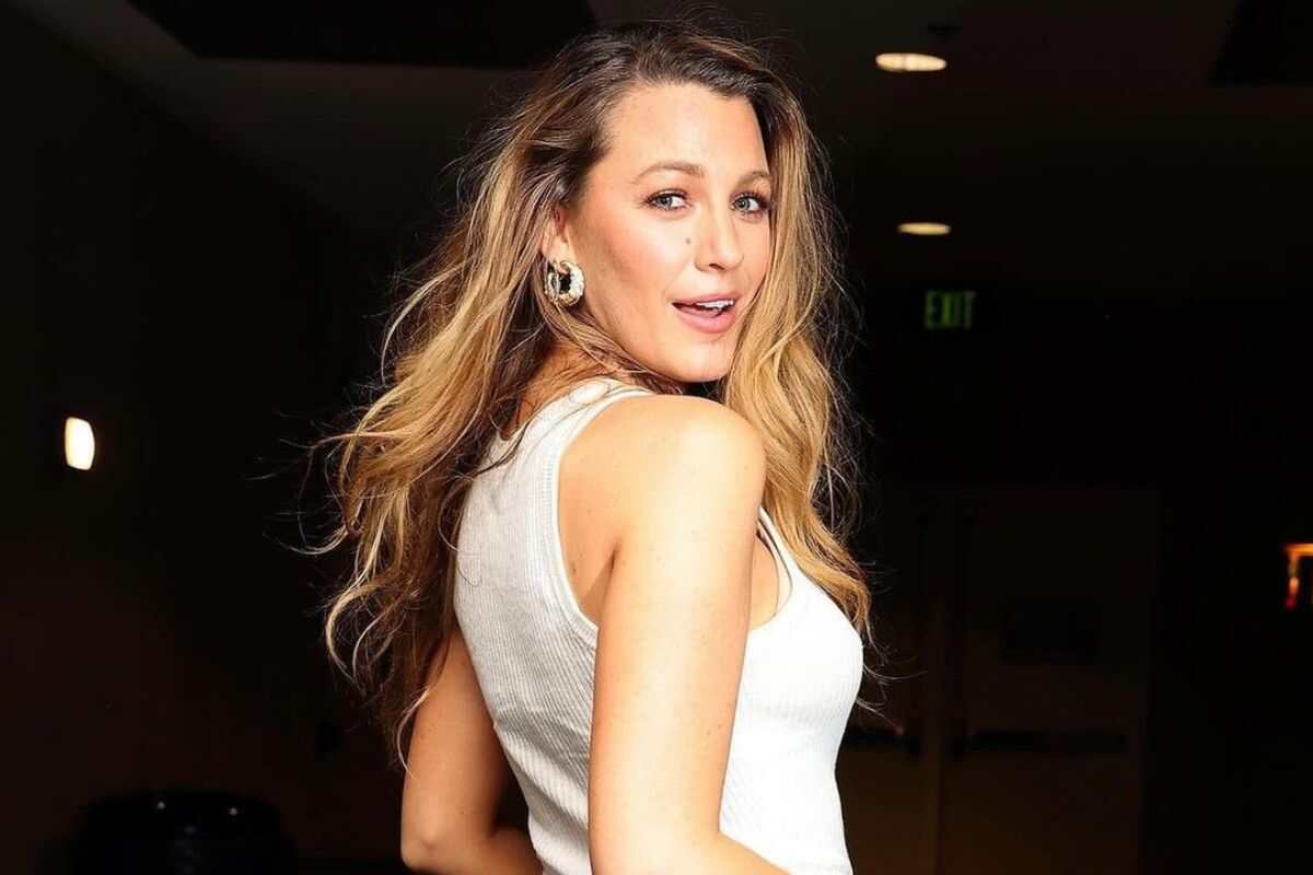 Blake Lively floreal look