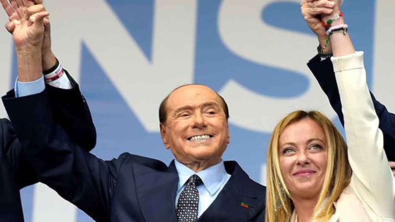 Giorgia meloni Silvio Berlusconi