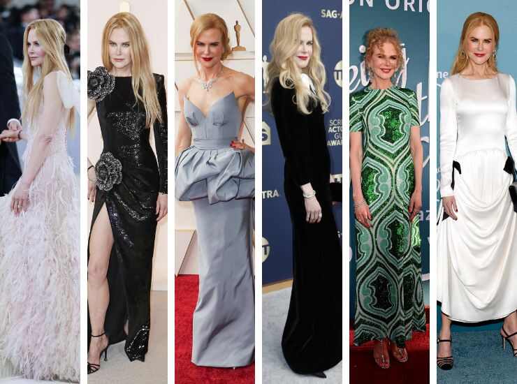 Nicole Kidman look red carpet