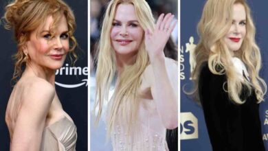 Nicole Kidman look red carpet