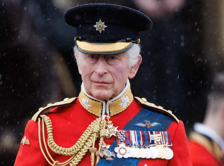 re Carlo al Trooping the Colour