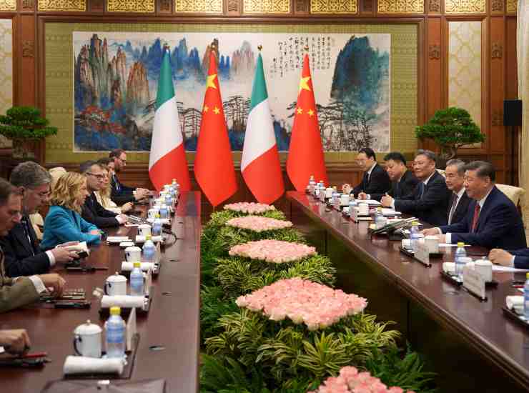 Meloni Cina Italia visita Pechino 