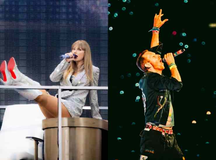 Coldplay Taylor Swift dati concerti