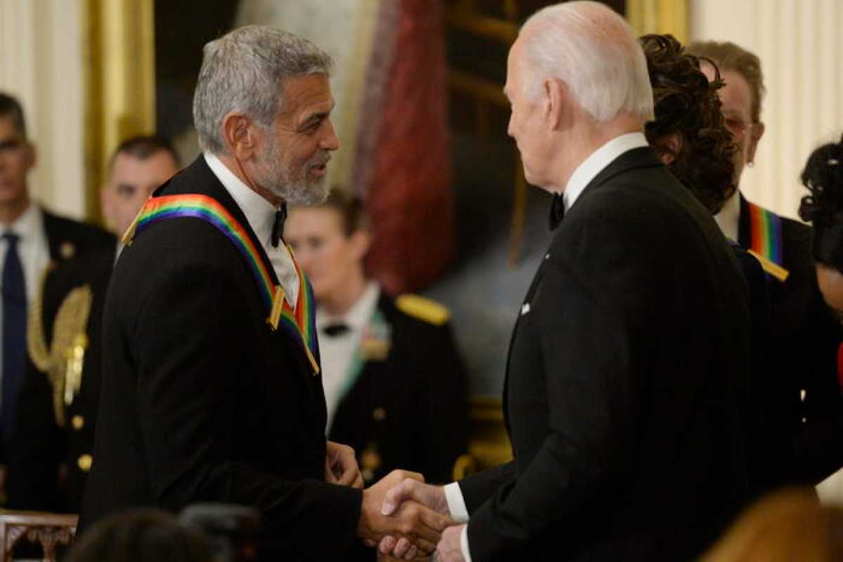 George Clooney e Joe Biden