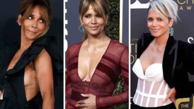 Halle Berry look red carpet