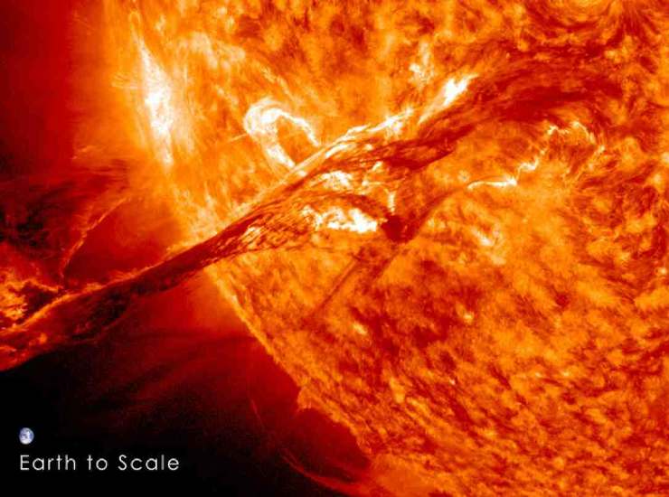 Tempesta solare cannibale: effetti sulla Terra