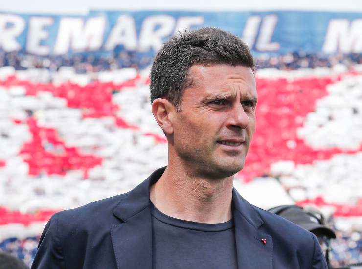 Thiago Motta quando allenava il Bologna 