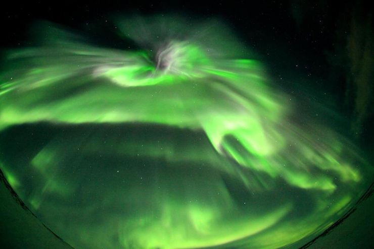 Aurora boreale Canada