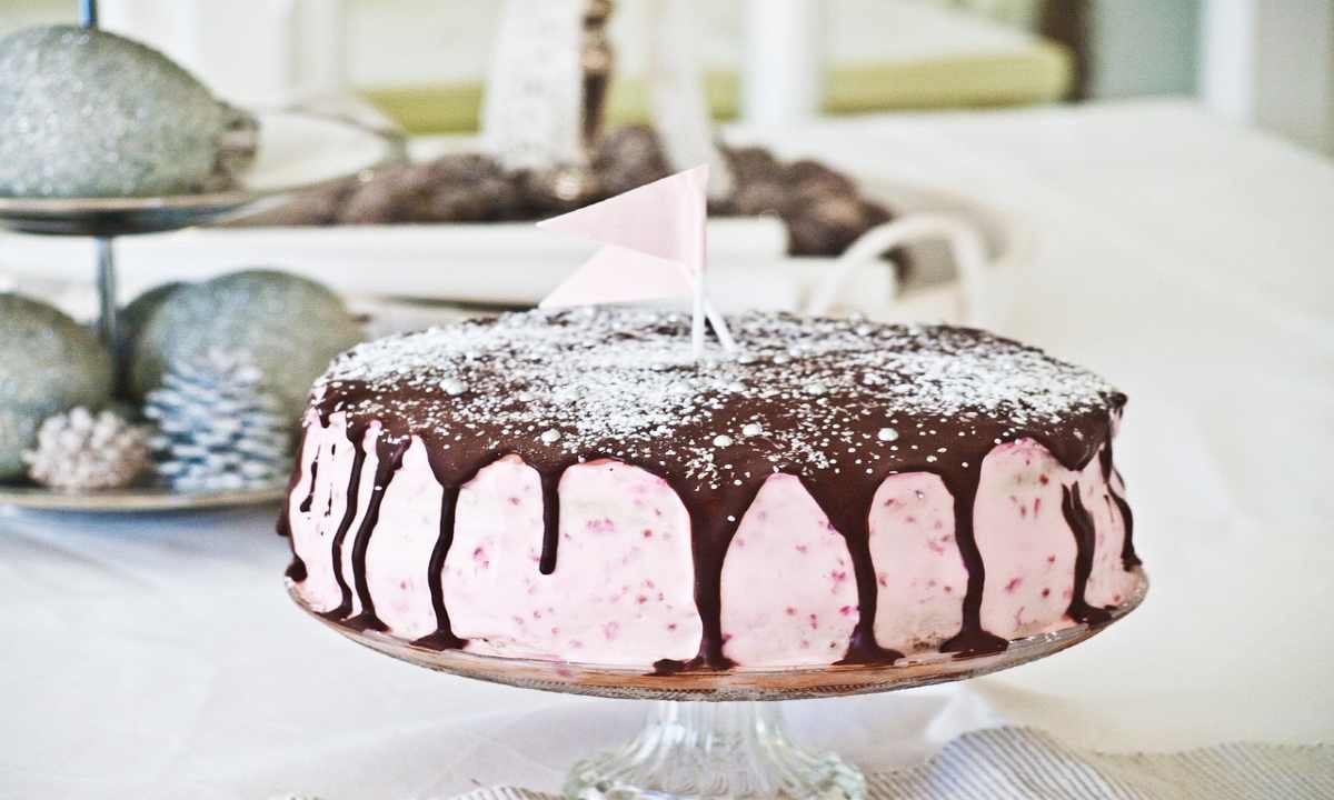 Torta fredda al mascarpone con cioccolato fuso