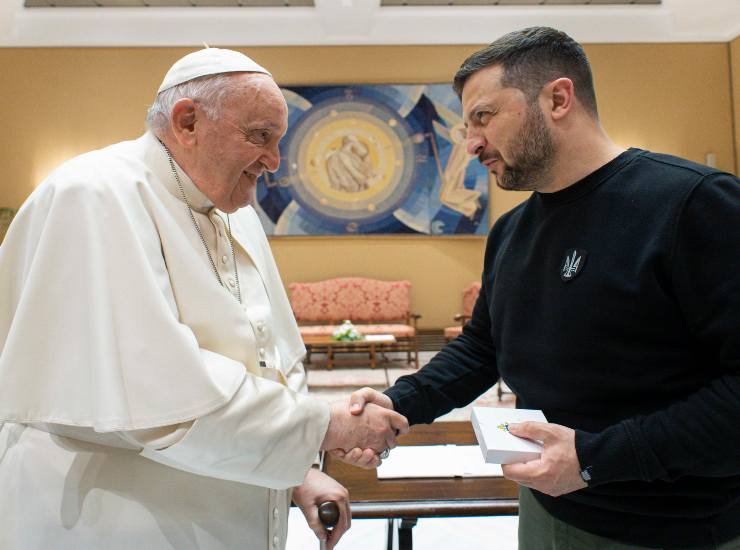 Papa Francesco con Zelensky a maggio 2023 