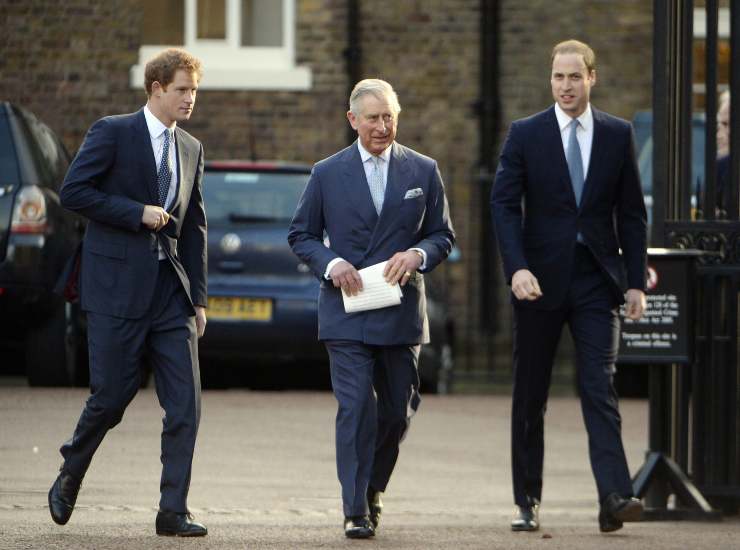 Harry, William e Carlo