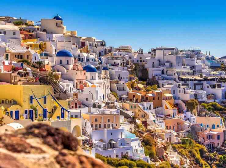 Santorini assalto turisti