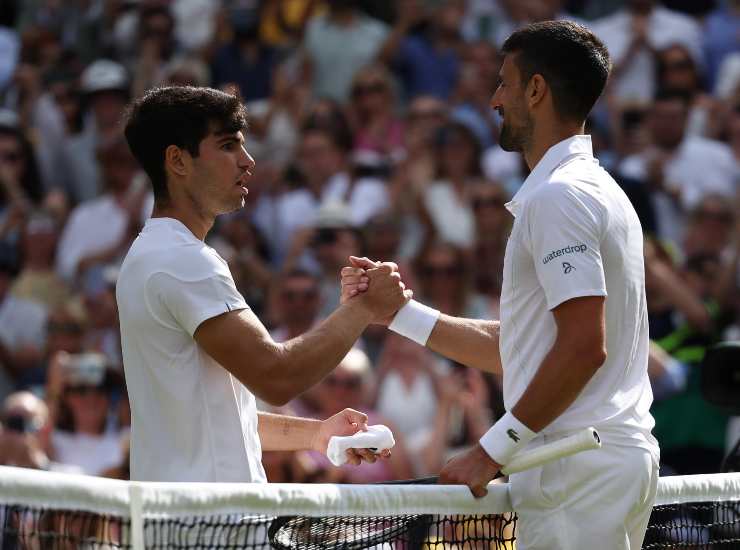 Djokovic Alcaraz Musetti medaglia 