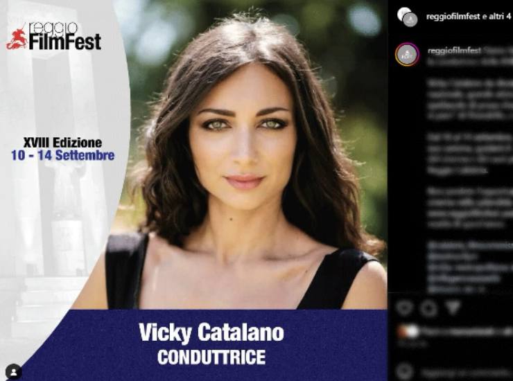 Vicky Catalano, conduttrice del festival