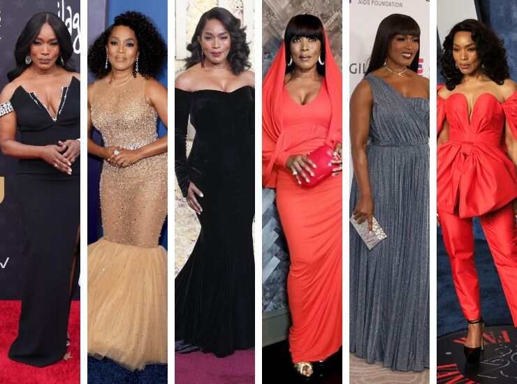 Angela Bassett look red carpet