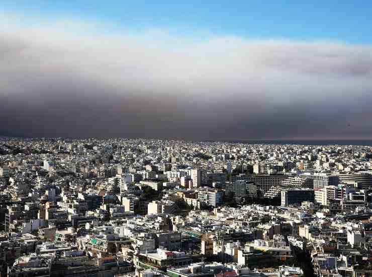 Atene incendi Grecia 