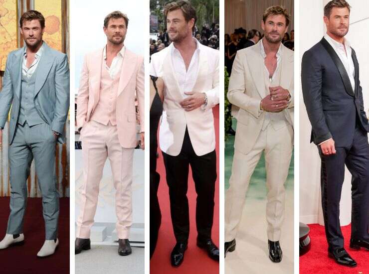 Chris Hemsworth look red carpet