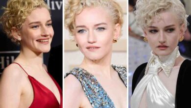 Julia Garner look red carpet