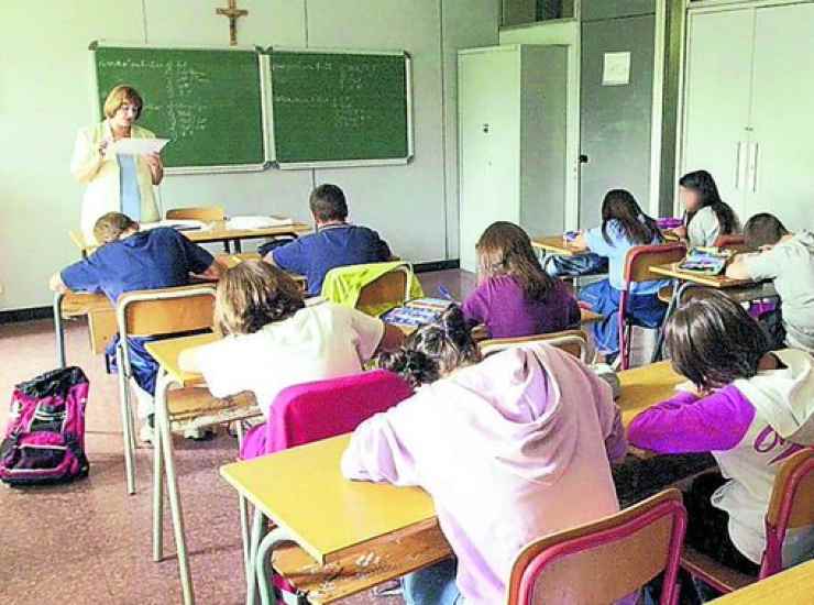 Scuola Italia studenti in classe 