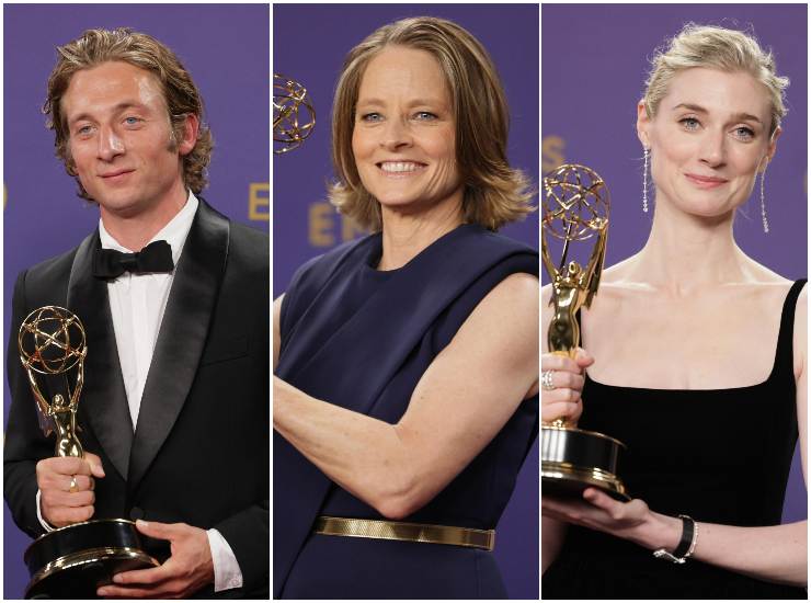 Emmy Awards 2024 Jeremy Allen White, Jodie Foster ed Elizabeth Debicki