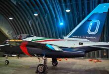 Aereo M-346 delle Frecce Tricolori