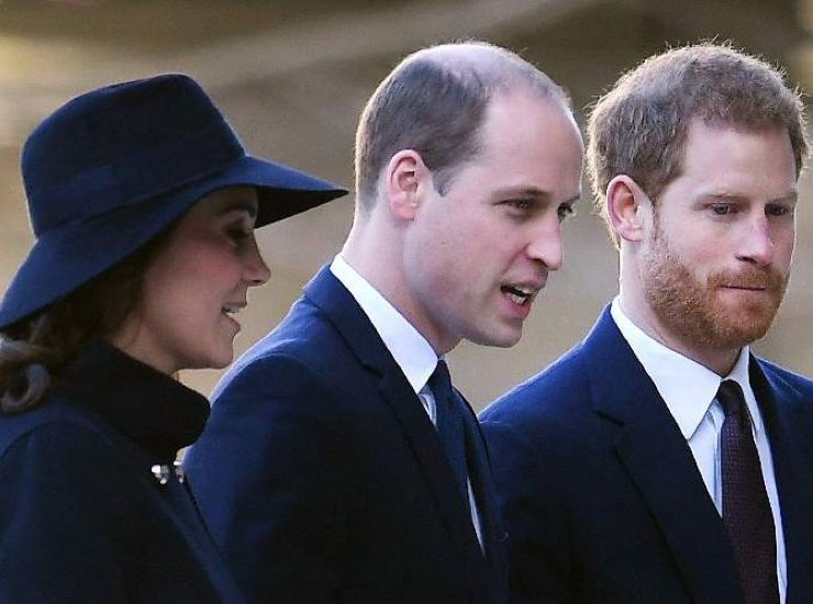 Il principe William, Kate Middleton, Harry